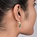 Gempires Natural Emerald Gemstone Dangle Earrings May Birthstone Crystal Jewelry Hypoallergenic Gold Plated Handmade Dangling Everyday Wear Women Earrings