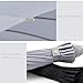 ThreeH Bamboo Black Umbrella for Rain Auto Open Solid Color Fashionable and Simple 190T 16 Ribs,KS08