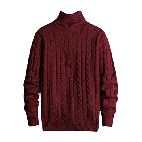 Pull à col roulé homme col montant minimaliste et finitions haut de gamme