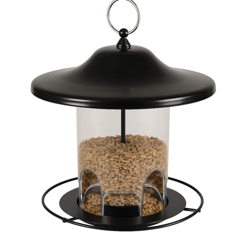 Flamingo Comedero pájaros Exterior – silo metálico Resistente Wilmer 20.5cm