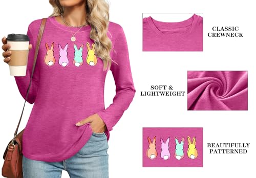 Image of Ithalt Easter Shirts for Women He is Risen Tshirt Easter Christian T-Shirt Jesus Lover Short Sleeve Tops