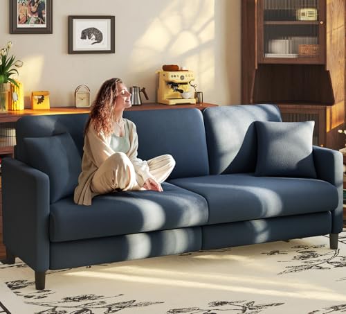 Welzona 83' Couches for Living Room, Comfy Sofas for Living Room, Teddy Sofa Couch, Tool-Free Setup...
