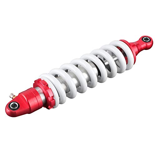 Universal Rear Shock Absorber – Adjustable Spring Damper for ATV, Quad, Pit Bike, Mini Dirt Mountain Go Kart, Compatible with TaoTao, SUNL, Lifan, Redcat, Buyang, Coolsport, Eagle (330mm)