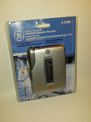 General Electric 35366 Handheld Cassette Voice Recorder by GE