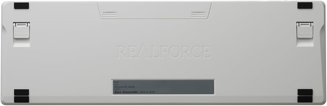 Realforce Topre R4 Full Size Wireless Keyboard (White, Topre Silent 30g)