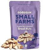 Goodsam, Nuts Brazil Raw And Unsalted Organic, 8 Ounce