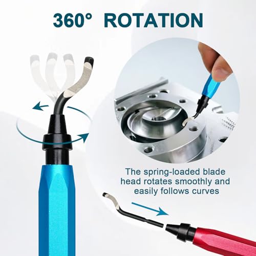 EyvirQic 2-Pack Deburring Tool Set