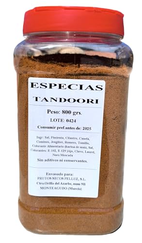 Especias Tandoori 800 gr - pelluz - especia india - especia indú