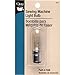 Dritz 81297 Sewing Machine Push-In Light Bulb, Push-In Base