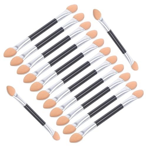 Healeved Professional Makeup Sponge Sticks 24 Count Dual Sided for Eyeshadow Eye Shadow Applicator Makeup Eyeshadow Brush Random