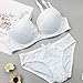 Womens Fashion Womens 2 Piece Lace Underwire Bra and Panty Sets Sexy Push up Lingerie Set for Women Comfortable Seamless Bralettes Bra White