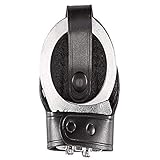 Aker Leather Products Bikini Handcuff Case, Hinged 603 Bikini Handcuff Case, Hinged, Black