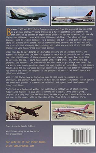 I Have Control: A Pilot's View of Changing Airliner Technology