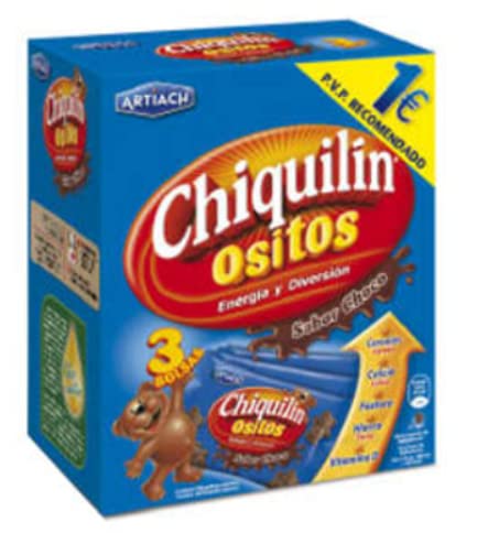 Galletas Art Chiquilin Ositos - 120g - 12 Und