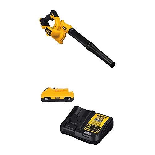 Dewalt 20V Max Blower For Jobsite, Compact With Battery Pack & Charger, 3-Ah (Dce100B & Dcb230C) #TOP12