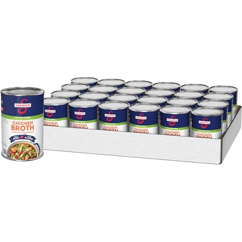 Image of SWANSON S Natural Goodness Chicken Broth, 14.5 Ounce Can (Pack of 24)