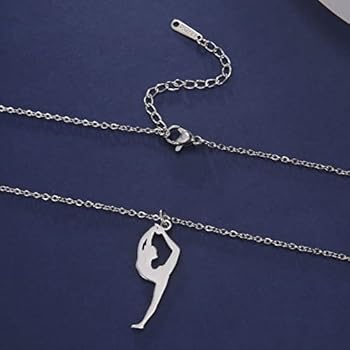 TEAMER Collier Avec Pendentif De Gymnastique Tendance Pour Femmes