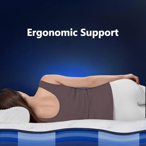 Image of BedStory Firm Queen Mattress 12 Inch - Premier Hybrid Mattress with Gel Memory Foam, Extra Spinal Support, Ergonomic Zone with Edge Support- Made in USA, CertiPUR-US Certified 365 Night Trial
