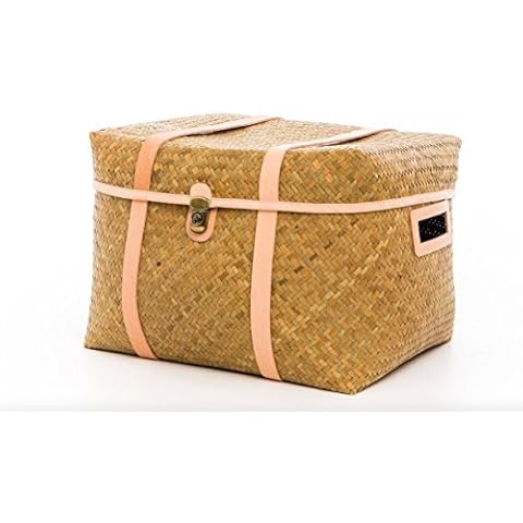 SWEEPY Laundry Basket Caribbean - Environmental Friendly Modern Natural Handmade (Small) Cover