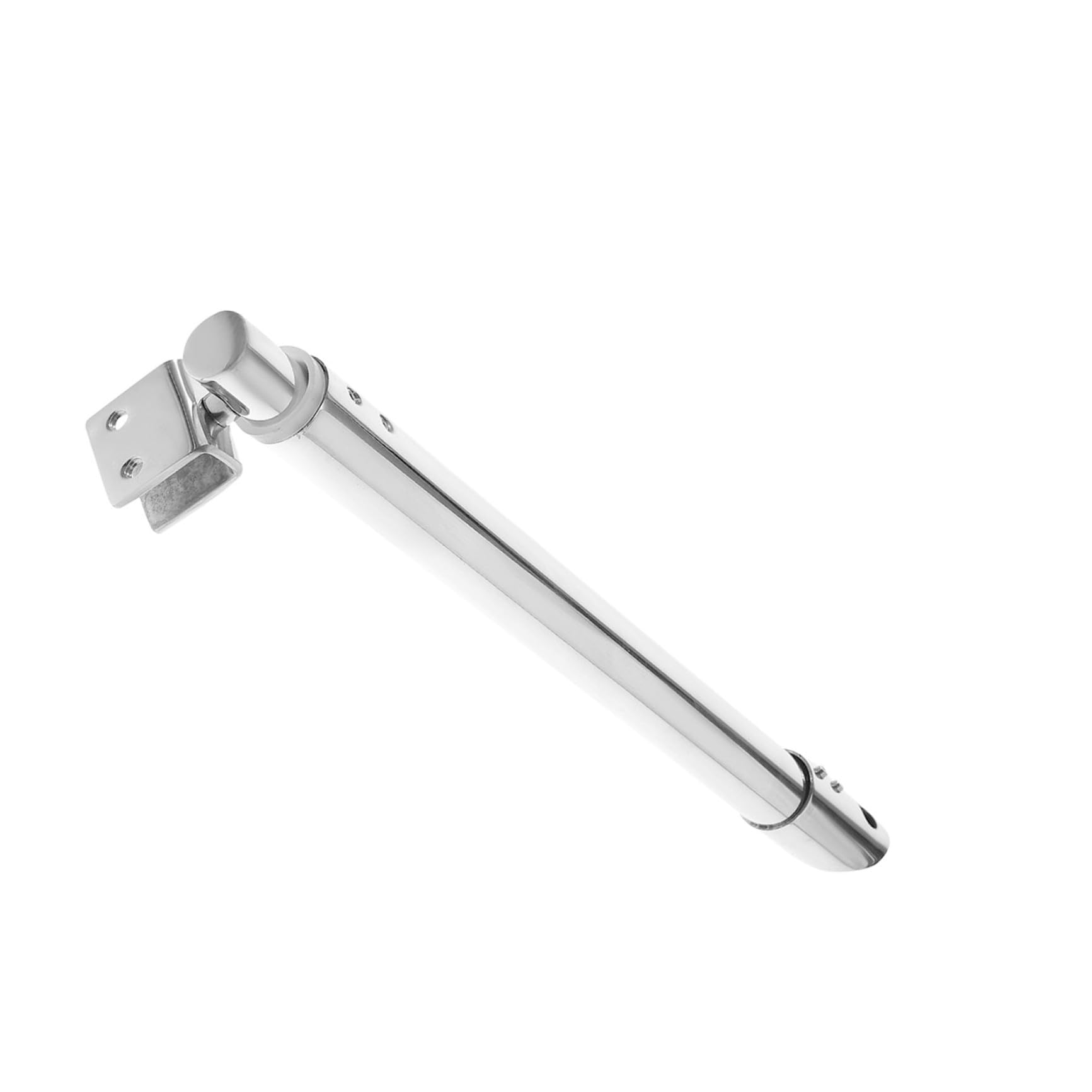 Barra de Soporte de Acero Inoxidable para Puerta de Ducha Fija y Panel de Vidrio