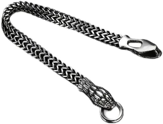 Elegant Titanium Steel Fashion Jewelry Charms Unique Cobra Snake 8.5" Bracelet Affordable Matching Bracelets Elegant Accessories Daily Wear Jewelry Sleek Minimalist Designs