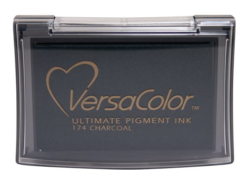 Tsukineko VC174 Versacolor Pigment Ink Pad - Charcoal