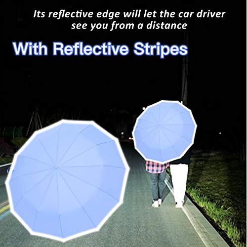 Baodini Umbrella For Rain Windproof Medium Size Automatic Compact Umbrella For Men-Women's Big Umbrella For Car Backpack #TOP4