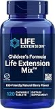 Life Extension Children's Formula Mix™, multivitamin for Kids, 18 Essential Vitamins and Minerals, Berry Flavored with no Added Sucrose, Gluten-Free, Non-GMO, 120 chewable Tablets