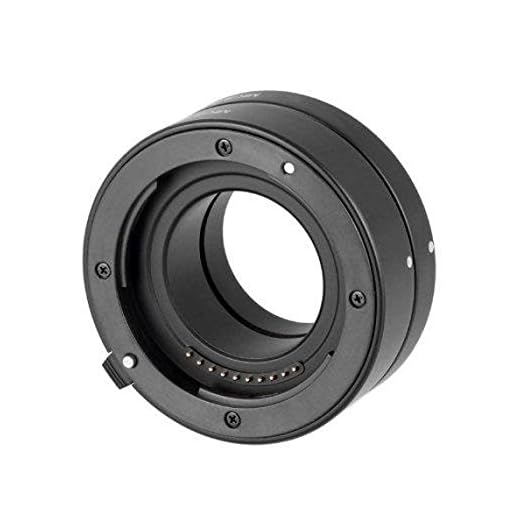 Khalia-Foto Automatik-Makro-Zwischenringe Extension Tube Kompatibel mit Sony E-Mount Kameras MK-S-AF3B