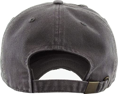 Image of KBETHOS Dad Hat Trust No One Royalty Hustle Vibe Baseball Cap Adjustable Cotton Vintage