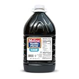 Molina Clear Vanilla Extract, 1 Gallon (135.3 oz) Perfect for Baking, Enhances Flavor Without Altering Dessert Color, High-Quality Vanilla Flavoring for Cakes, Cookies, and Pastries - (Packaging may vary)