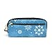 MONTOJ Blaues Weihnachtstanzmuster Stiftehalter Stifteetui