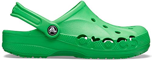Image of Crocs Men's and Women's Slip-On Baya Clog, Grass Green, 5 Women /7 Men
