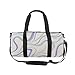 Beige Line Art Fashion Travel Bag Carry On Personal Item Bag Workout Foldable