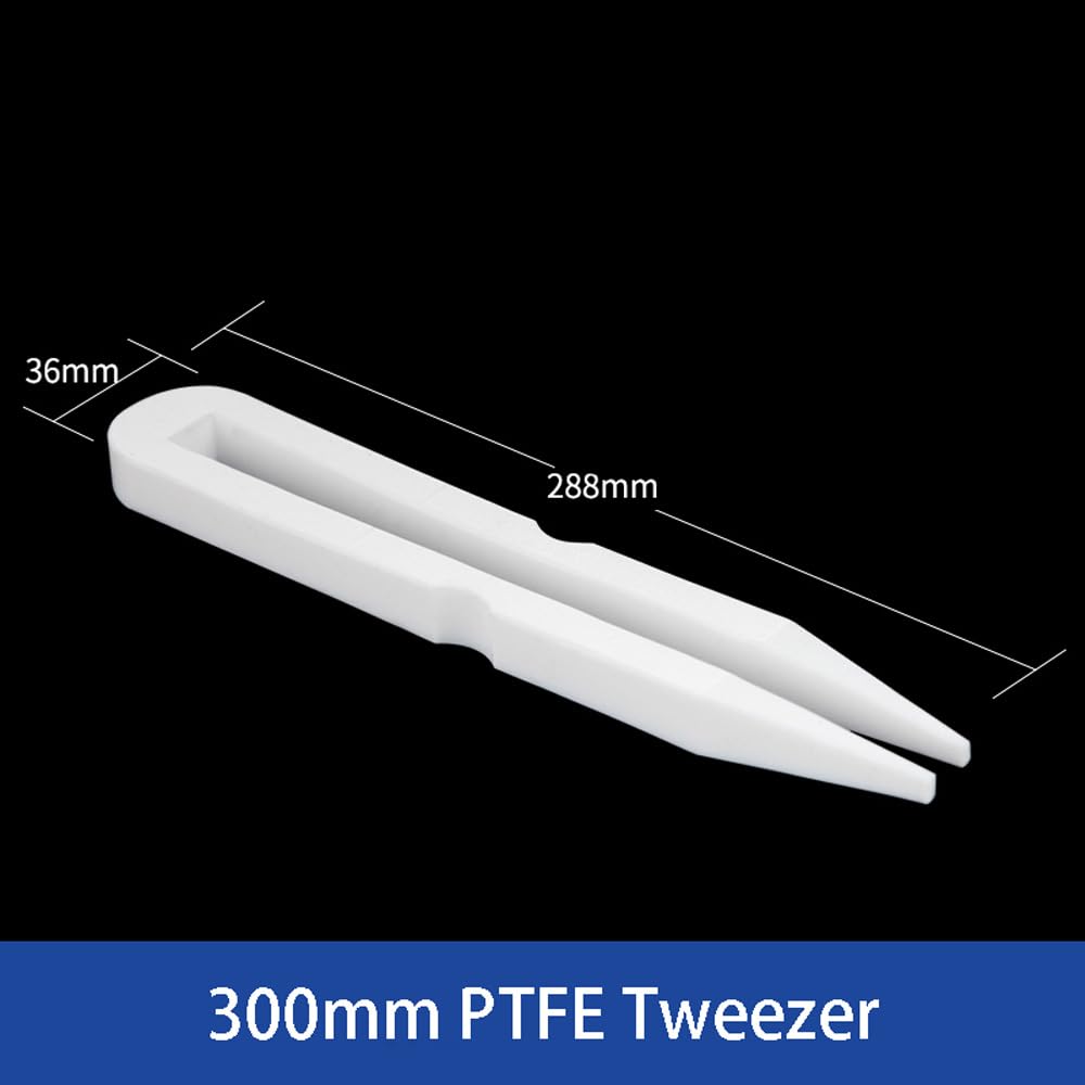 Verdickte PTFE-Pinzette for Proben, säure- und alkalibeständig, 100–300 mm Länge, 1 Stück(300ml)