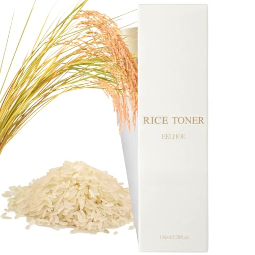 MIMI & BEIBEI Rice Toner for Face150ml Rice Extract Essential Toner Hydrating & Brightening Facial Toner for Acne Prone Skin Anti Aging Hydrating & Anti-Acne Glow Essence Skincare Toning Solution