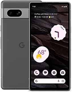 Google Pixel 7a - Unlocked Android Cell Phone - Smartphone with Wide Angle Lens and 24-Hour Battery - 128 GB Charcoal