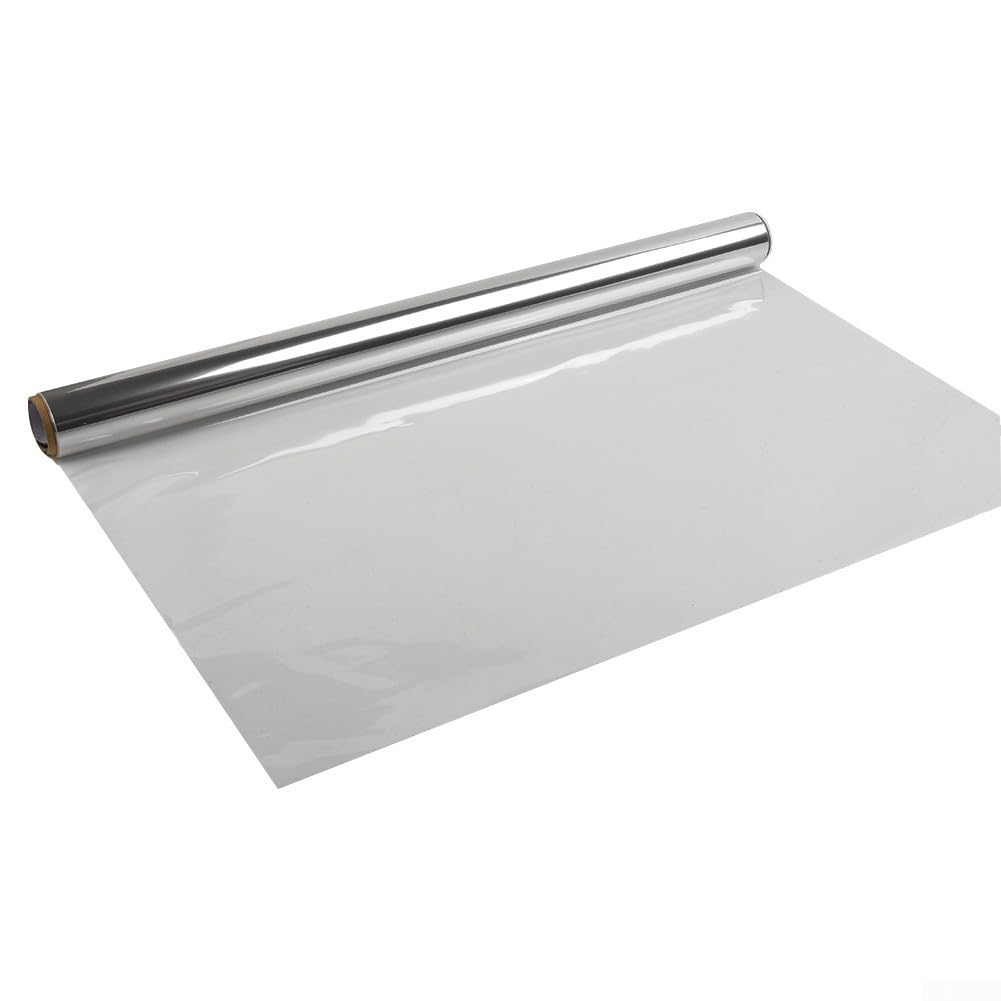 Film de protection mural transparent pour surfaces lisses gris et carrelage 60 cm x 2 m