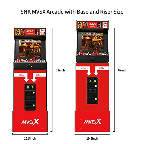 Amazon.com: UNICO MVSX Arcade with Base and Riser Set, Pre-Loaded