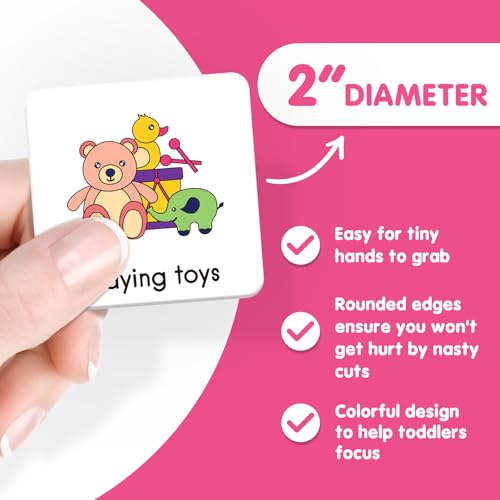Image of Visual Schedule for Kids, 170 Magnetic Visual Cards & Tri-Fold Magnetic Board, Daily Routine Chart for Autism ADHD, Toddler Morning Bedtime Chore Planner for Home Classroom, Visual Routine Board for Nonverbal Special Needs Children