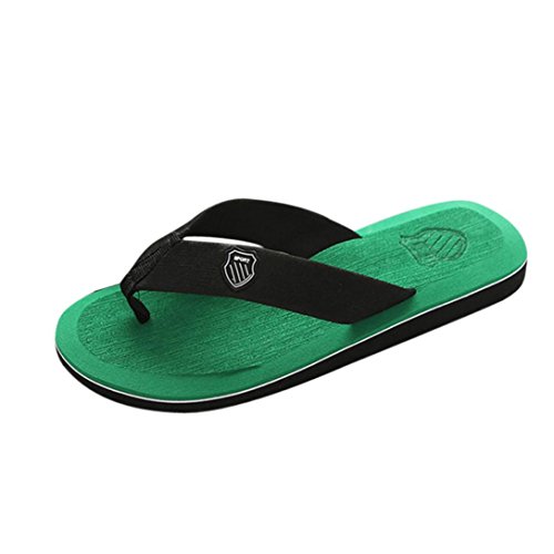 Chanclas Hombres Xinantime Chanclas de Verano para Hombres Zapatillas Sandalias de Playa Calzado Casual para Interiores y Exteriores (41, Verde)