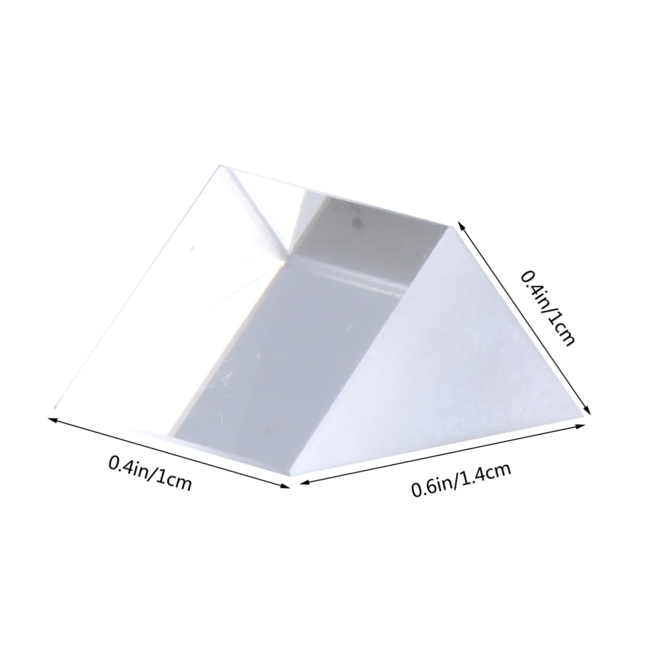 VILLFUL Right Angle Education Reflecting Prism Photo Photography Prism Right Angle Prism Labs Equilateral Prisms Light Spectrum Prism Optical Colored Education Laboratory Stained Education