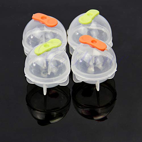 Lot de 4 moules à glaçons ronds pour fête - 35 mm