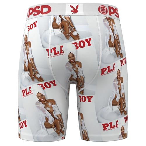 PSD Men's Playboy Girls Boxer Briefs, Breathable Men's Underwear, Moisture-Wicking Fabric4