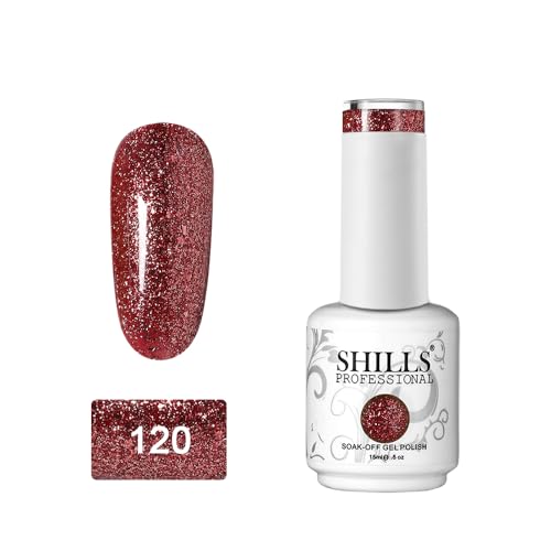 Image of SHILLS PROFESSIONAL UV /LED Soak Off Gel Polish Color shade 120.