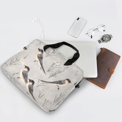 Funda para portátil 15.6 pulgadas con asa y correa gris miniatura 7