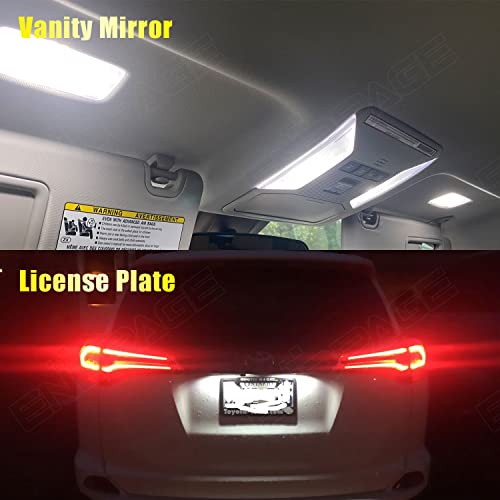 Kit LED interior 8 piezas para Toyota RAV4 2016-2021 blanco 6000K miniatura 5