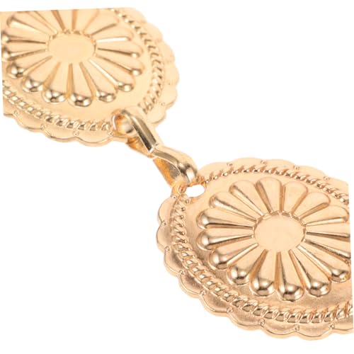 Boho Concho Waist Belt for Women Adjustable Chain Accessory for Dresses Jeans and Country Concerts3