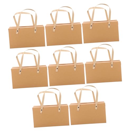 FOMIYES Candy Bag Present Bags 8pcs Thickened Wrapping Bag Festival Decorative Flower Box