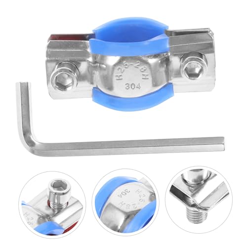 Abrazaderas para silla de oficina protector de acero inoxidable 7